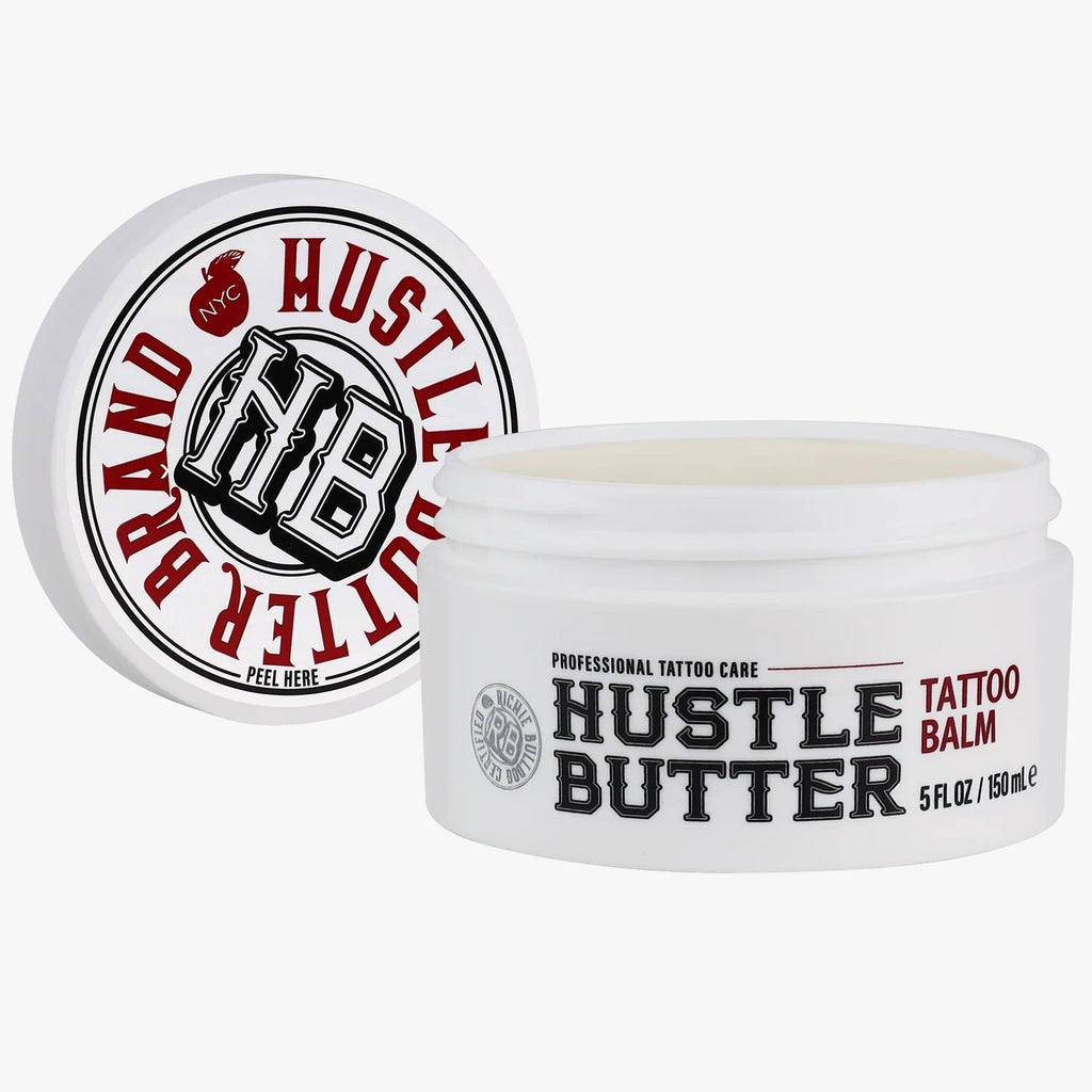 Hustle Butter Deluxe Tattoo Balm 5 oz – Tattoo Aftercare Balm & Skin Moisturizer