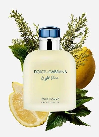 Dolce & Gabbana Light Blue Eau de Toilette for Men 2.5 oz / 75ml