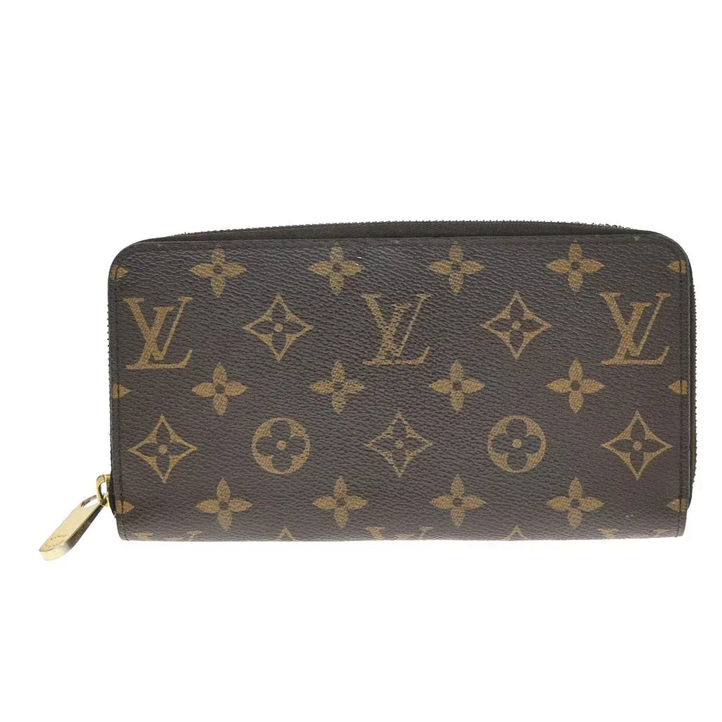Louis Vuitton Monogram Zippy Long Wallet M60017 – Brown Leather Wallet