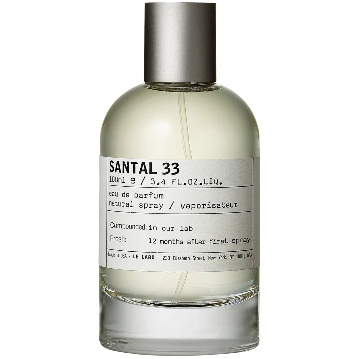 Le Labo Santal 33 Eau de Parfum 3.4 oz / 100ml Unisex"LUXURY PERFUME
