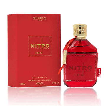 Dumont Nitro Red Eau de Parfum EDP 3.4 oz / 100ml for Men Luxury Perfume