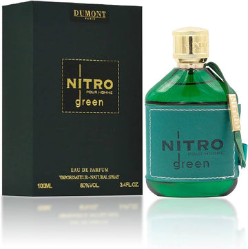 Dumont Nitro Green Pour Homme Eau de Parfum EDP 100ml for Men Luxury Perfume