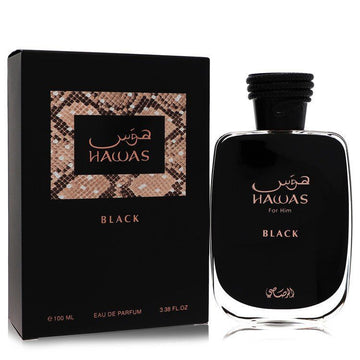 Rasasi Hawas Black Eau de Parfum EDP Spray 3.38 oz / 100ml for Men Woody Fragrance Luxury Perfume
