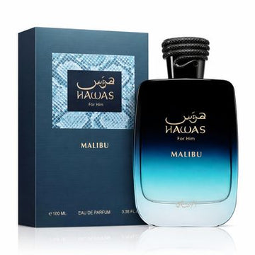 Rasasi Hawas Malibu for Men Eau de Parfum EDP Spray 3.38 oz / 100ml Luxury Perfume