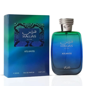 Rasasi Hawas Atlantis Eau de Parfum EDP 3.4 oz / 100ml Unisex Perfume Luxury Perfume
