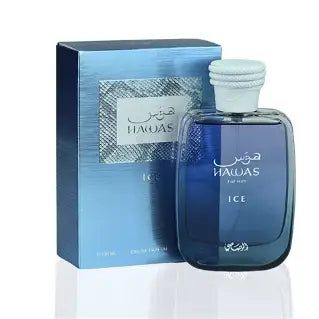 Rasasi Hawas Ice For Him Eau de Parfum EDP Spray 100ml / 3.4 fl oz for Men Luxury Perfume