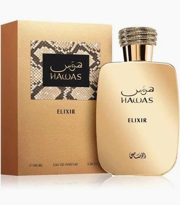 Rasasi Hawas Elixir For Men Eau de Parfum EDP Spray 100ml / 3.38 oz Intense Fragrance New Luxury Perfume