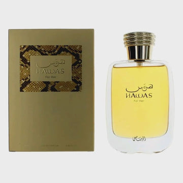 Rasasi Hawas For Her Eau de Parfum EDP 3.38 fl oz / 100ml New In Box Luxury Perfume