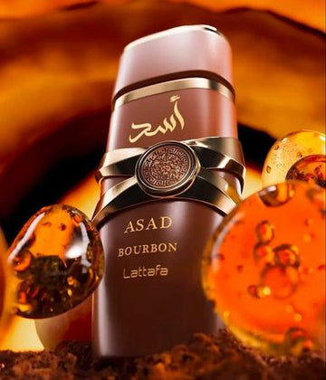 Lattafa Asad Bourbon EDP Unisex Perfume 3.4 oz 100ml – Amber Woody Fragrance